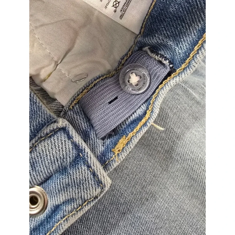 Old Navy Jeans Youth Size 7 Adjustable Waistband‎ Denim Highrise